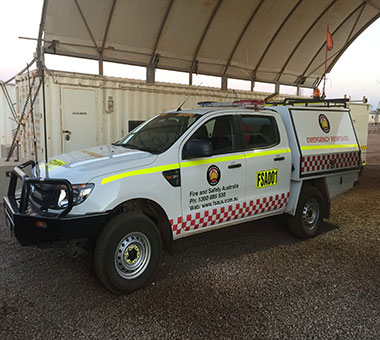 Fire and Safety Australia Emergency Vehicle